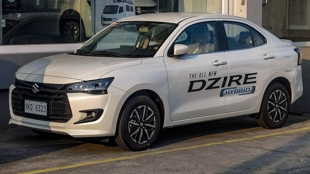 Maruti Suzuki Swift Dzire — reference photograph; actual vehicle or property confirmed on enquiry